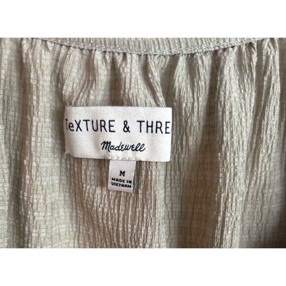 Madewell Texture & Thread Peasant Blouse Size M - Picture 3 of 5